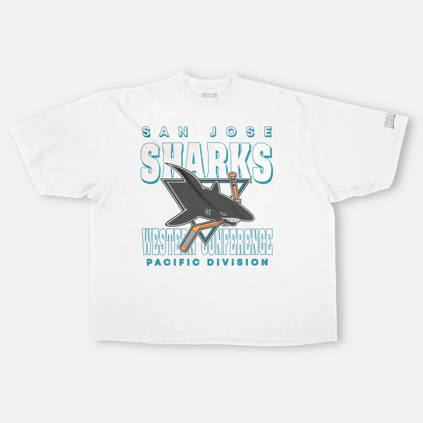 SHARKS SAN JOSE VINTAGE TEE GEN2 – WHITE