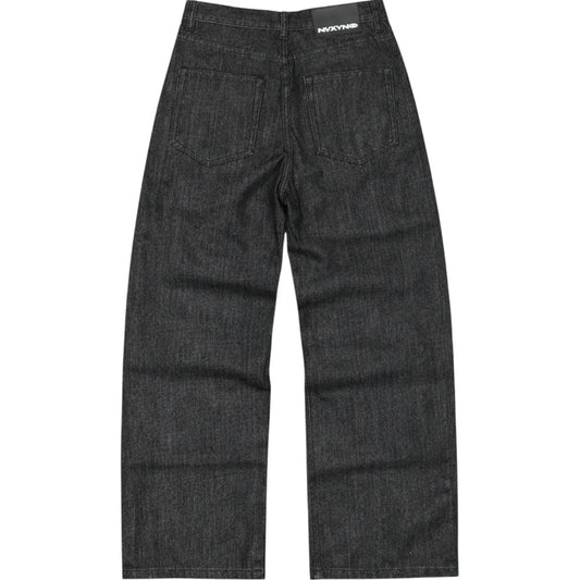 NYXYN - RAW DENIM JEANS - BLACK