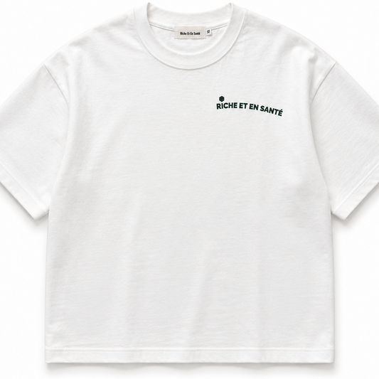 Tee - White Card / Green