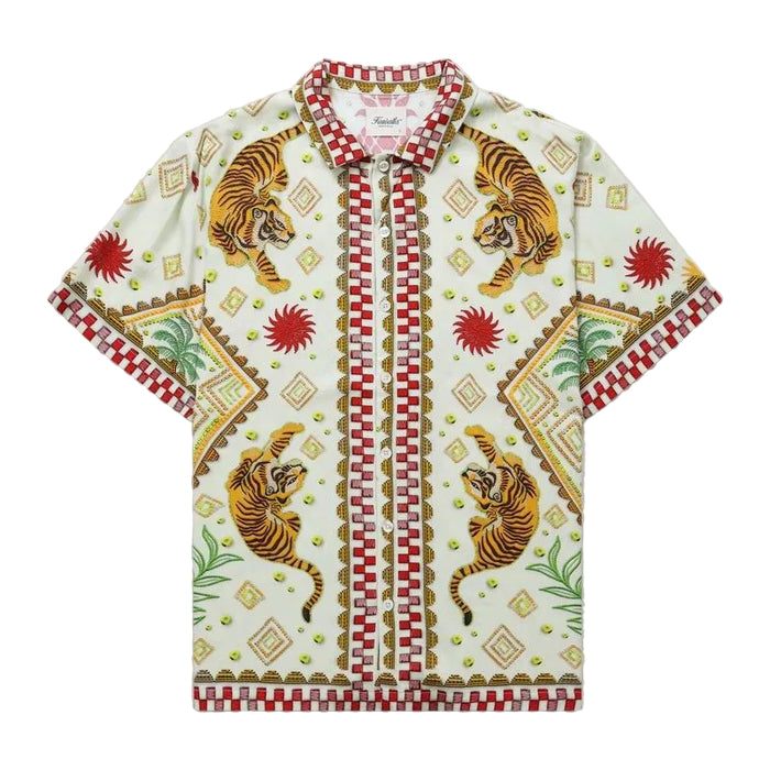 SS26 Beach Shirt - Tiger Cream