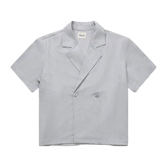 SS26 Breasted Shirt - Light Grey