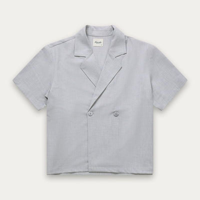 SS26 Breasted Shirt - Light Grey