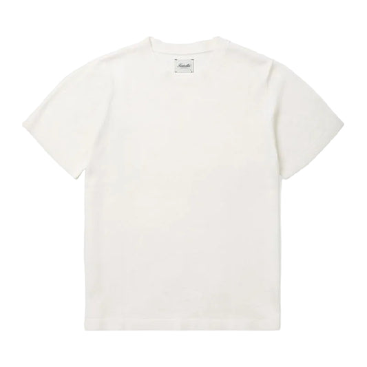 SS26 Linen Knit Tee - Flat White