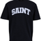 Black “Saint” White Patch Tee