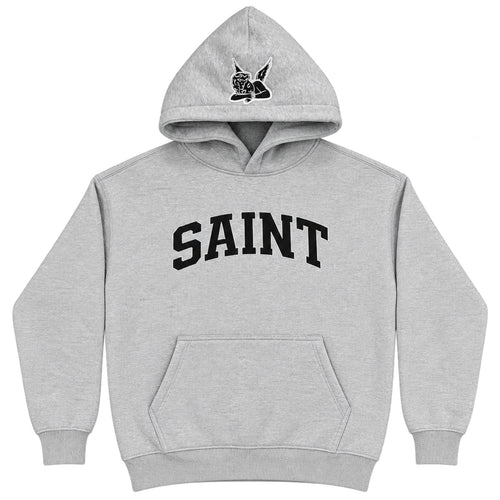 Hoodie Saint Logo Grey/Black