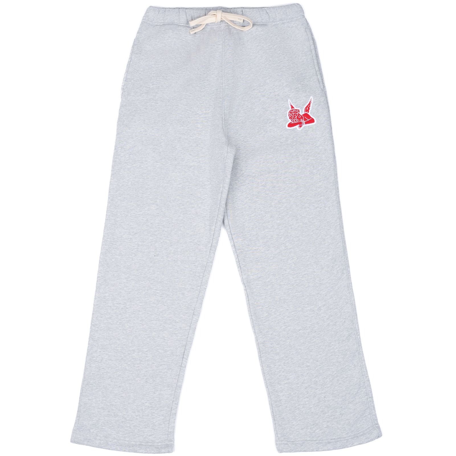 Athletic Grey Sweatpants - Saint Red College Stitch