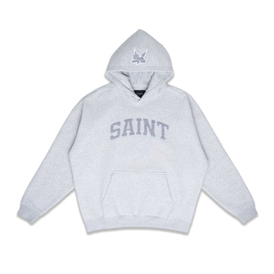 Hoodie-Saint-Logo Athletic Grey-GRY