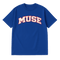 Muse Tee OG Patch logo bleu royal crème