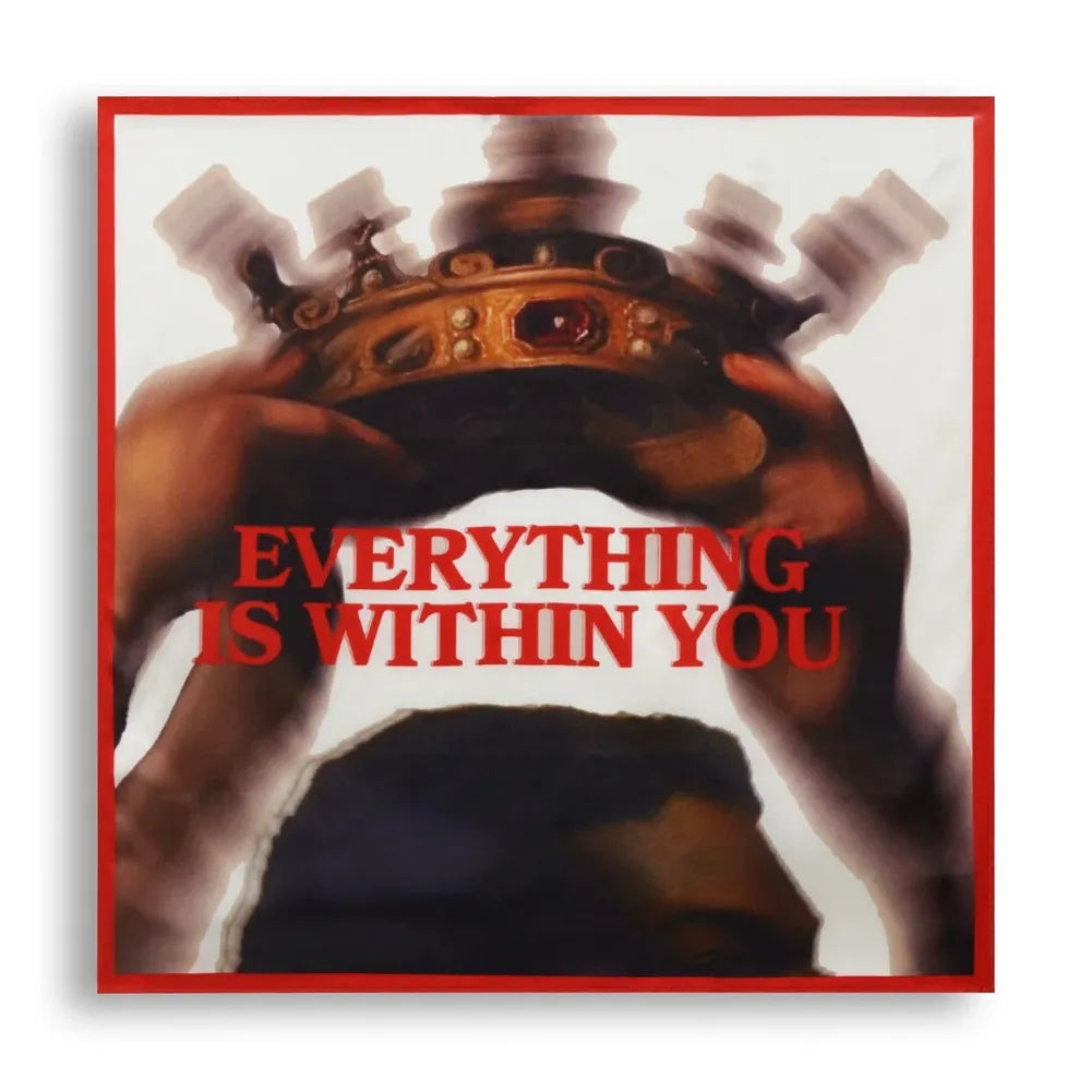 Woven Crown (silk bandana)