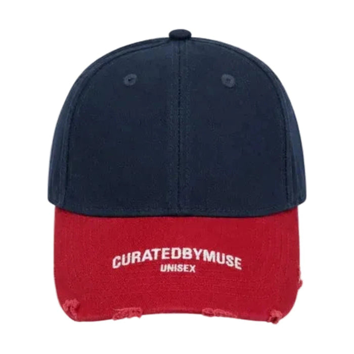 Two-toned Distressed Vintage Hat - Home