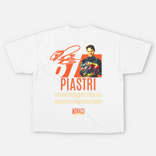 PIASTRI HIGHLIGHTS TEE - GEN2 WHITE