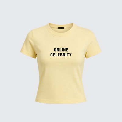 Baby Tee - Yellow