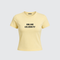 Baby Tee - Yellow