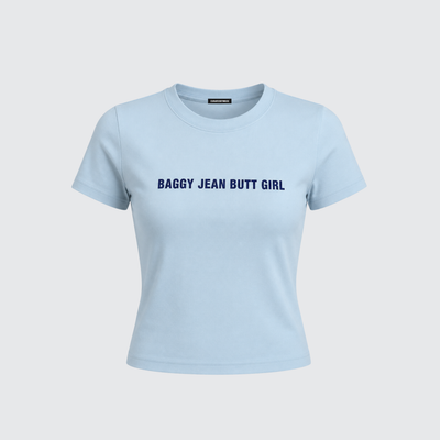 Baby Tee - Light Blue