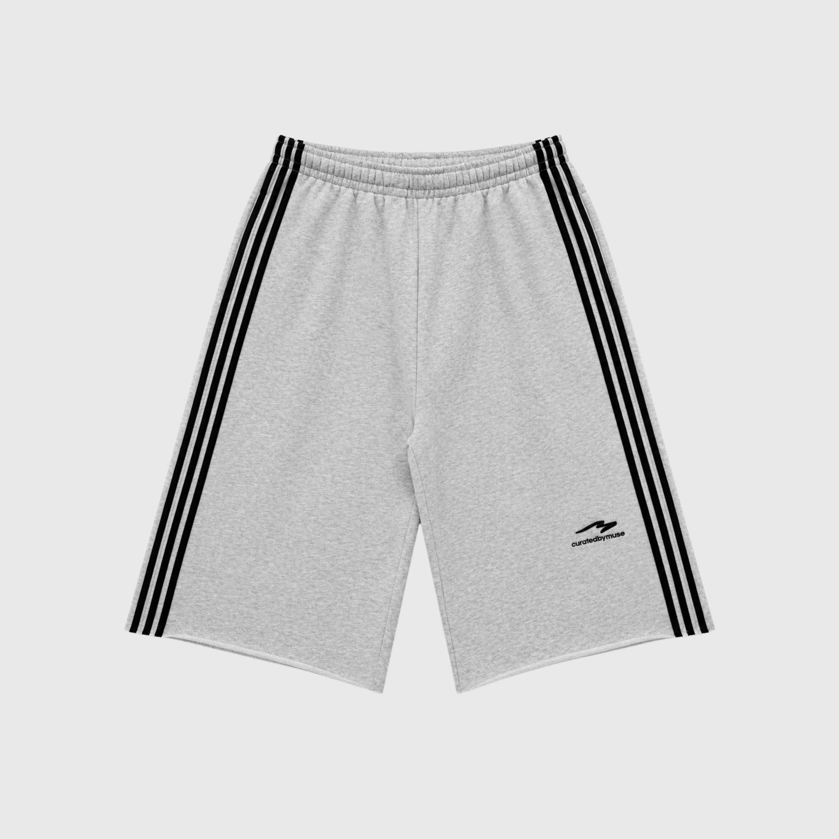 French Terry Long Short - Sports Grey