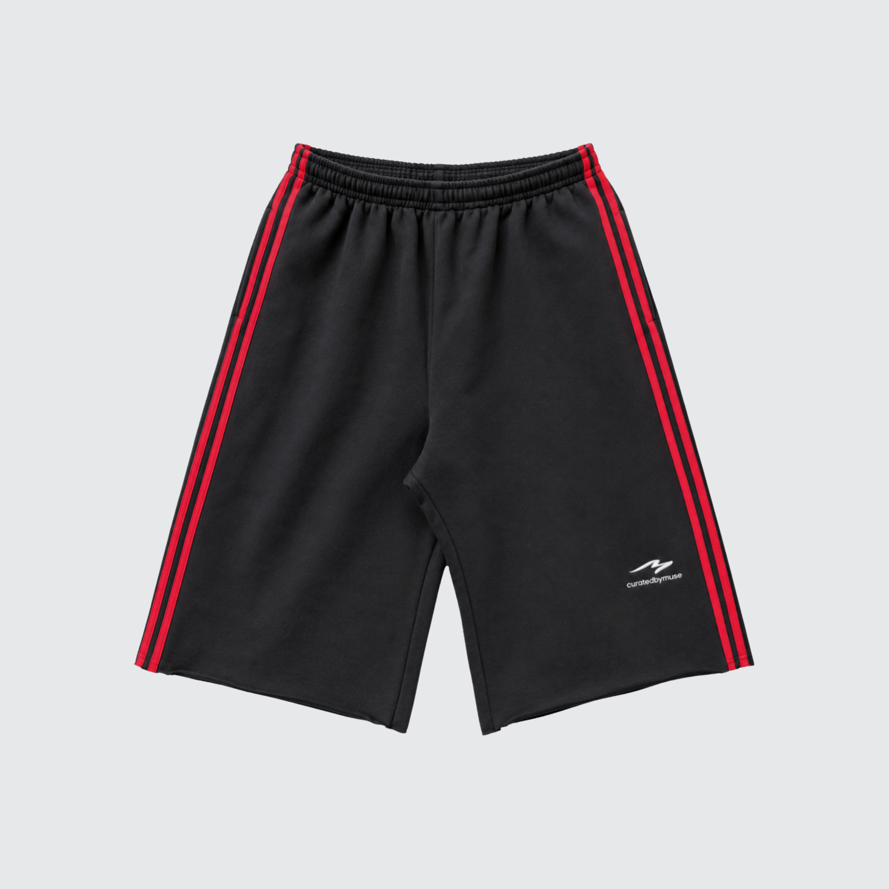 French Terry Long Short - Redline