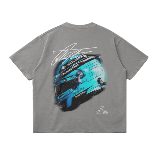 RUSSELL HELMET TEE - LIGHT GRAY