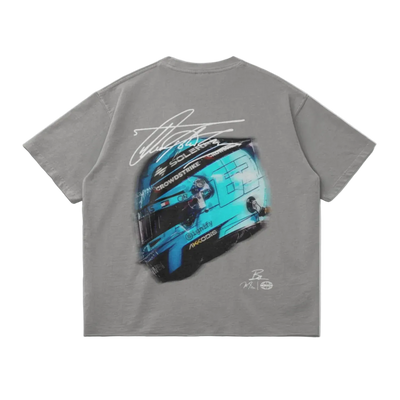 RUSSELL HELMET TEE - LIGHT GRAY