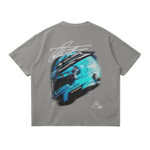 RUSSELL HELMET TEE - LIGHT GRAY