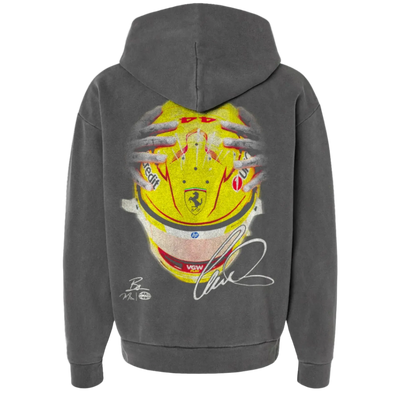 LEWIS HAMILTON FERRARI HELMET HOODIE - GEN1 SHADOW