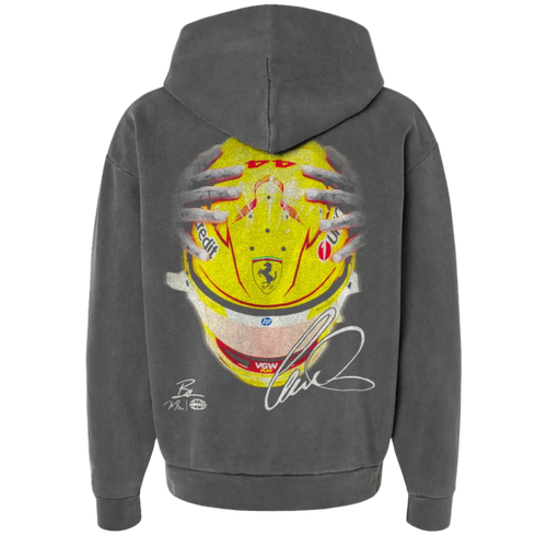 LEWIS HAMILTON FERRARI HELMET HOODIE - GEN1 SHADOW