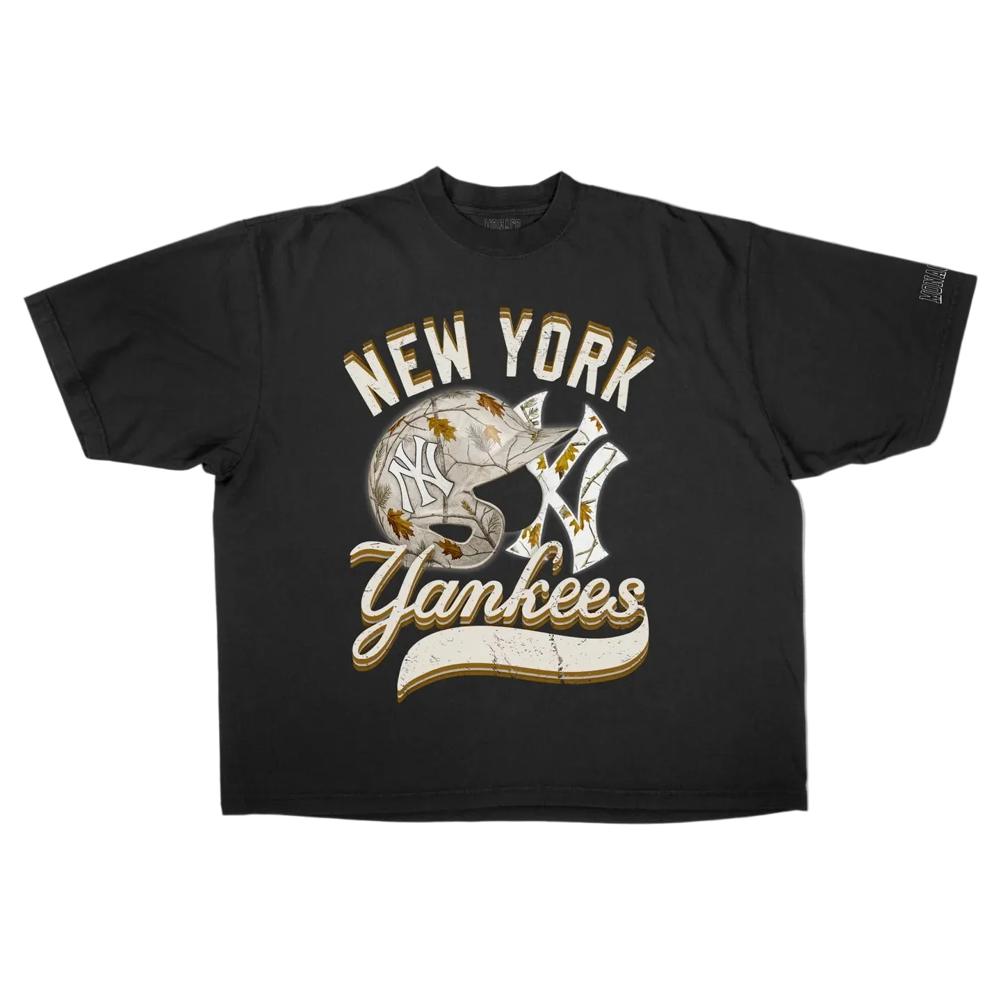 Yankees Ny Baseball Realtree T-shirt Noir - Gen2
