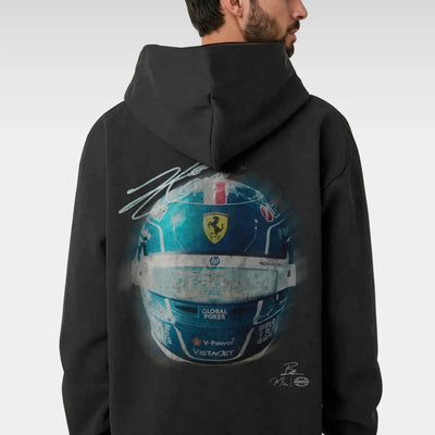 LECLERC MIAMI HELMET HOODIE - BLACK