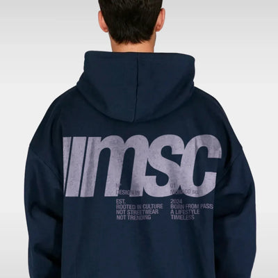 MSC LABEL HOODIE - ATHLEISURE LILAC PLUM