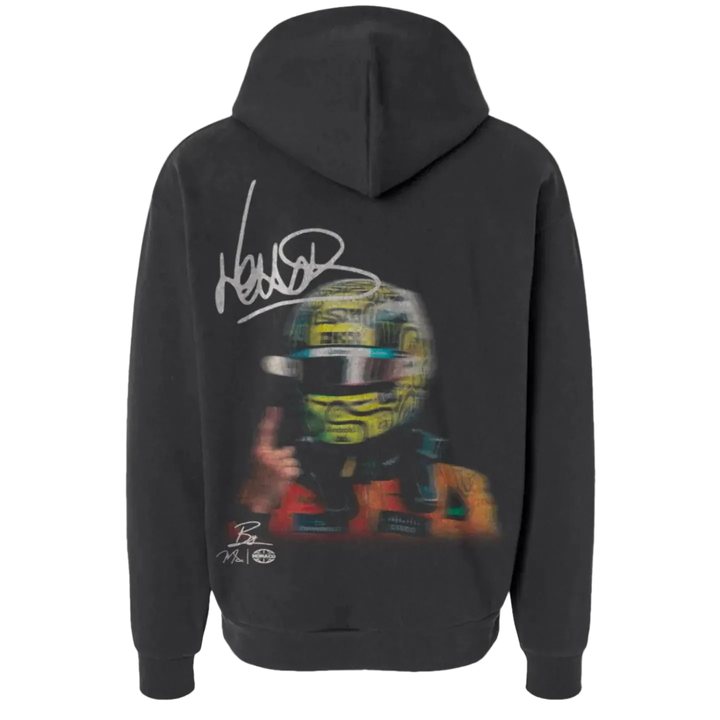 NORRIS BLUR HOODIE - GEN1 BLACK