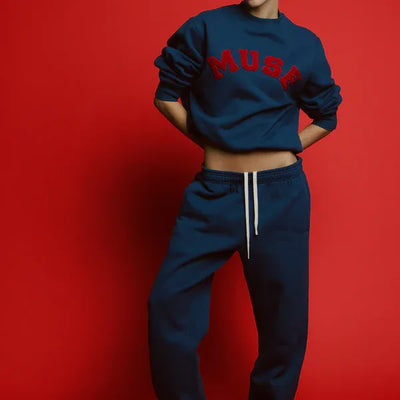 Heavyweight Chenille Sweatshirt -  Aspen