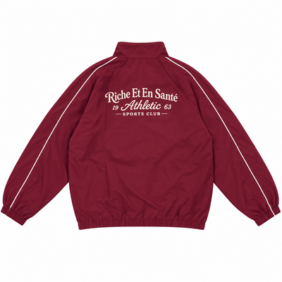 Burgundy Athletic Sports Jacket