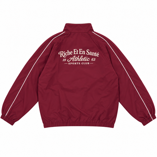 Burgundy Athletic Sports Jacket