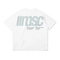 MSC LABEL TEE - WHITE MIST CHARCOAL