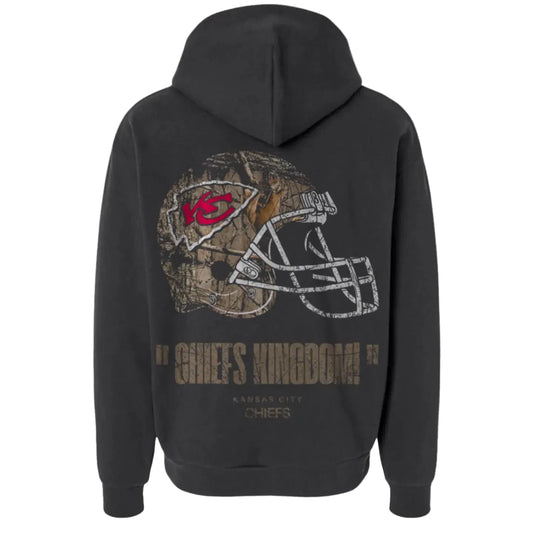 CHIEFS REALTREE FOOTBALL HOODIE – BLACK