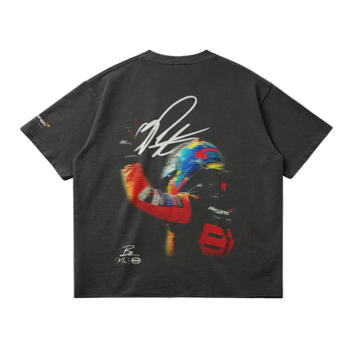 OSCAR PIASTRI BLUR TEE - DARK GREY