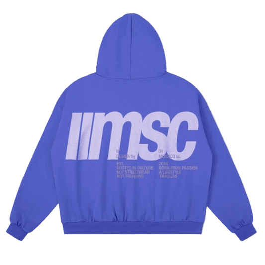 MSC LABEL HOODIE - ATHLEISURE LILAC / PLUM