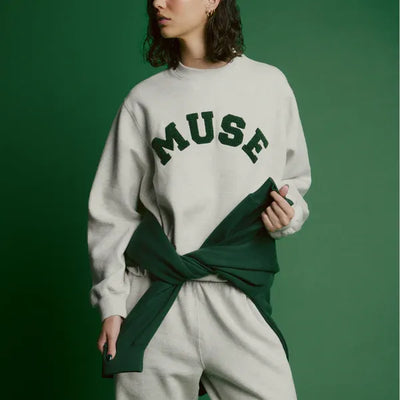 Heavyweight Chenille Sweatshirt - Alabaster