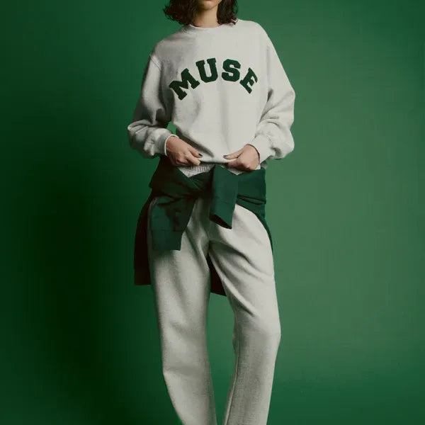 Heavyweight Chenille Sweatshirt - Alabaster