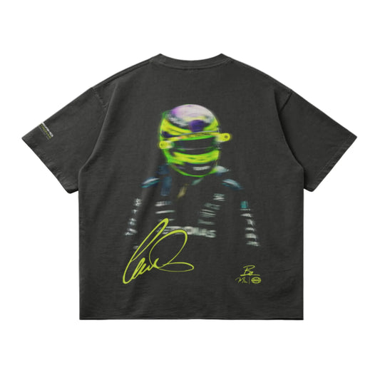LEWIS HAMILTON BLUR TEE - DARK GRAY
