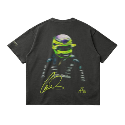 LEWIS HAMILTON BLUR TEE - DARK GRAY