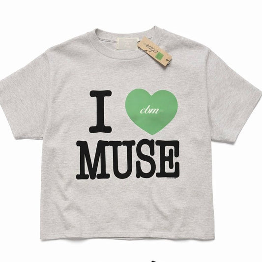 " I Love Muse" Tee - Grey