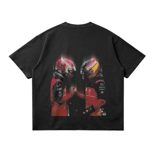 FERRARI TEAM 2024 RACING TEE - FADED BLACK