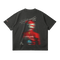 T-shirt Charles Leclerc Blur - Profil arrière - Gris foncé