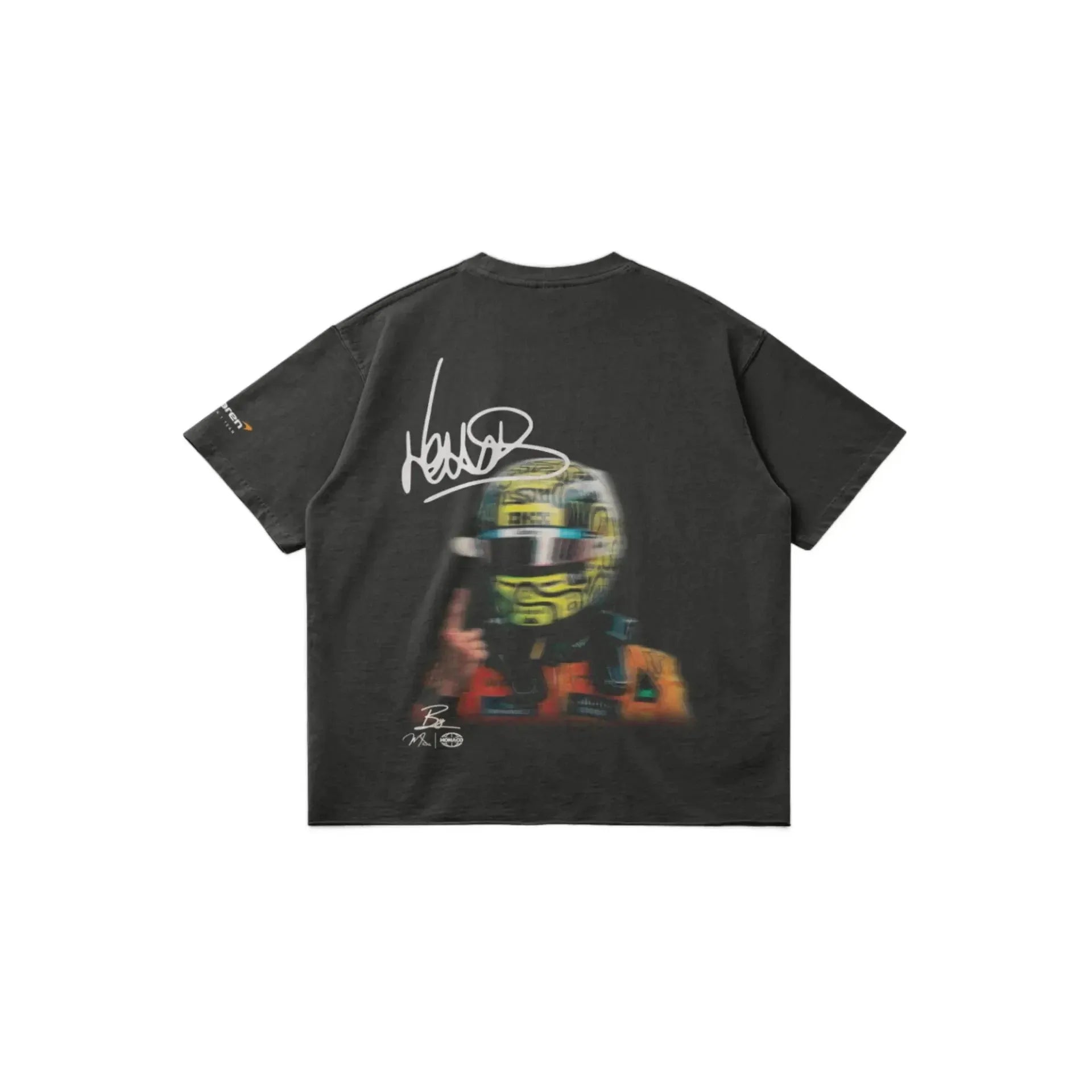 Norris Blur Tee - Faded Black