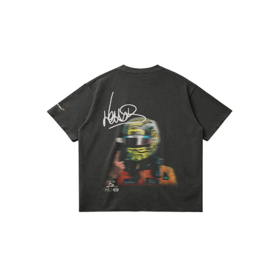 Norris Blur Tee - Faded Black
