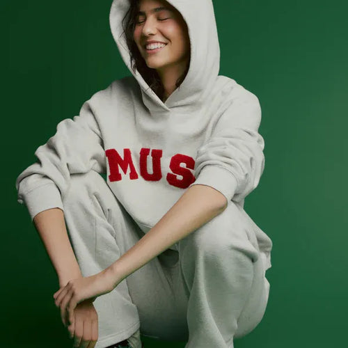 Heavyweight Chenille Hoodie - Alabaster