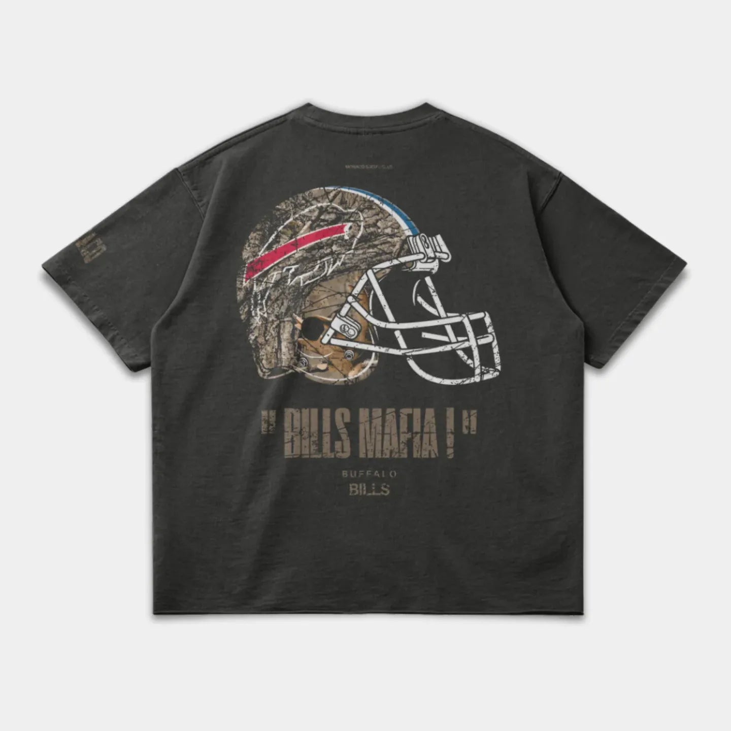 BILLS REALTREE FOOTBALL TEE (DARK GRAY)