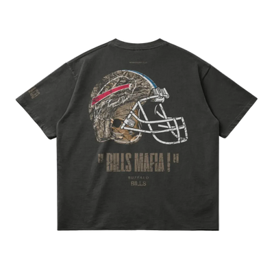 BILLS REALTREE FOOTBALL TEE (DARK GRAY)
