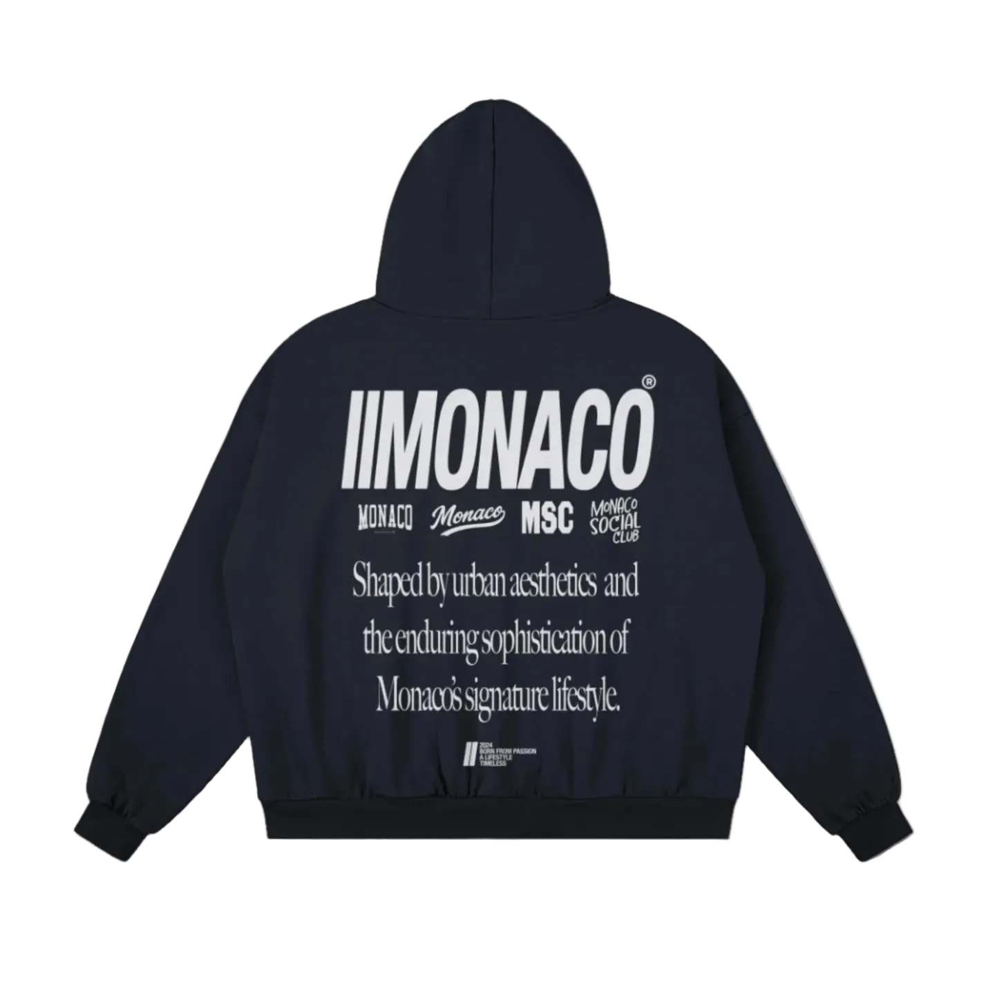 MONACO AESTHETIC HOODIE - ATHLEISURE STONE WHITE