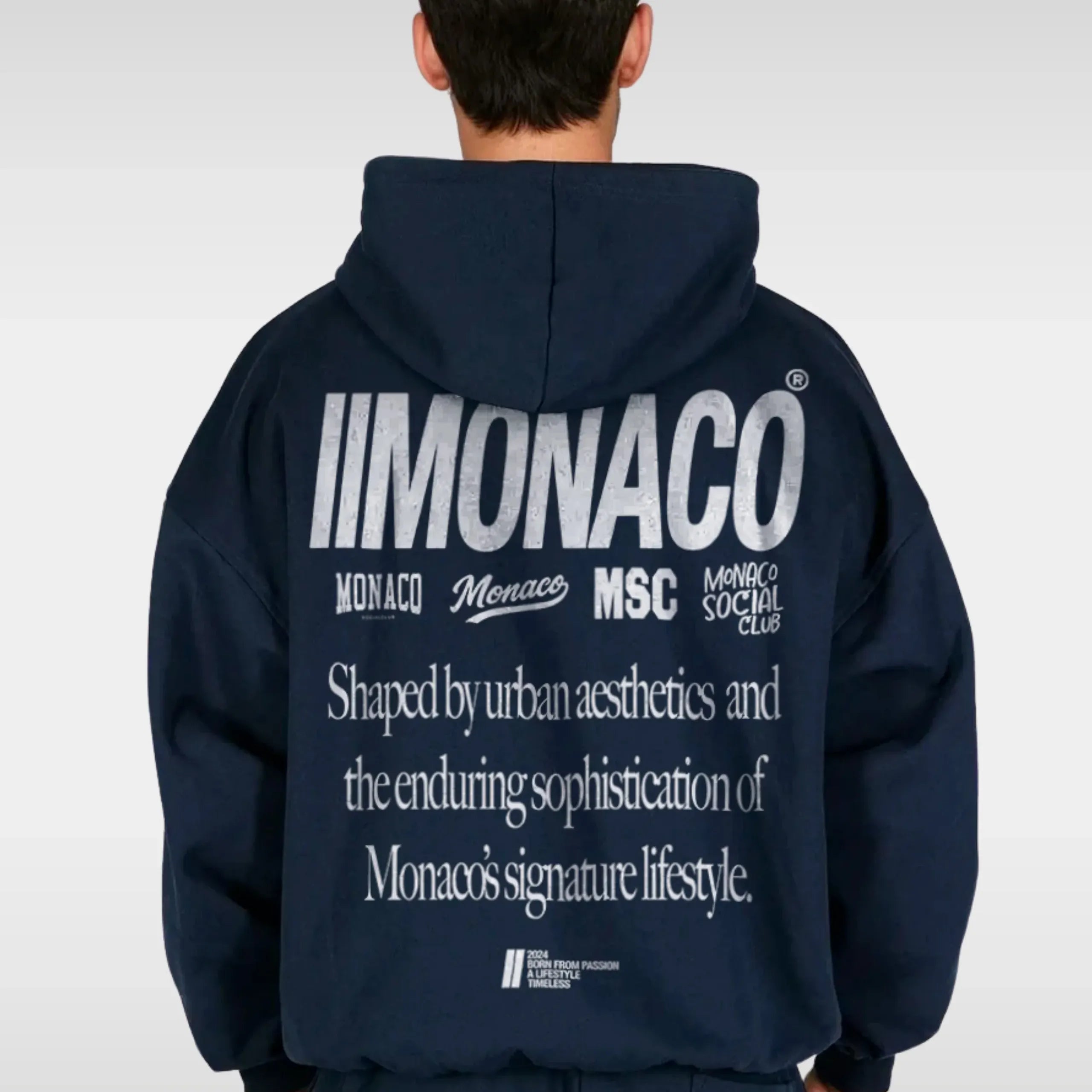 MONACO AESTHETIC HOODIE - ATHLEISURE STONE WHITE